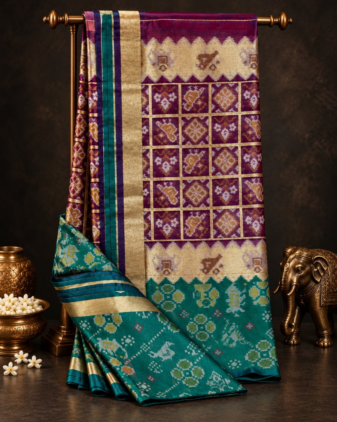 Patola Silk Saree — photo 6