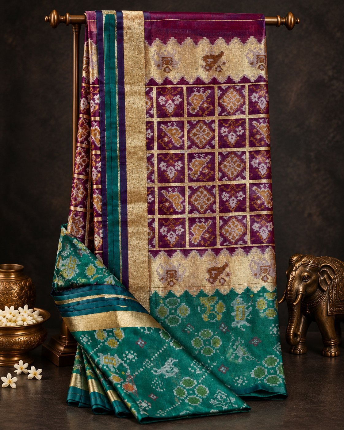Patola Silk Saree — photo 3