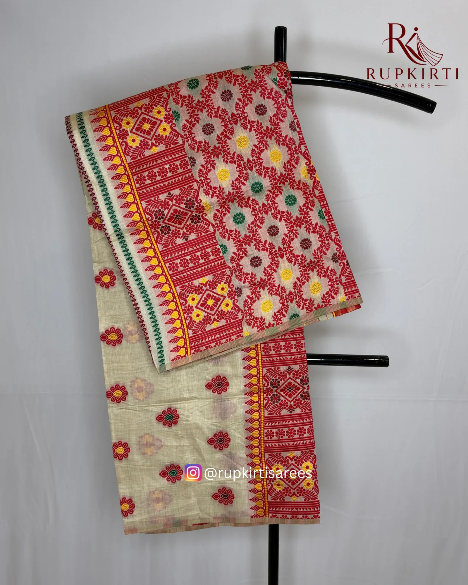 Assam Cotton Silk Saree