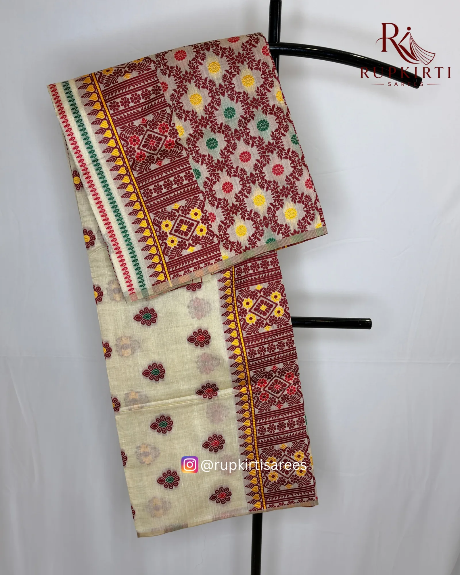Assam Cotton Silk Saree
