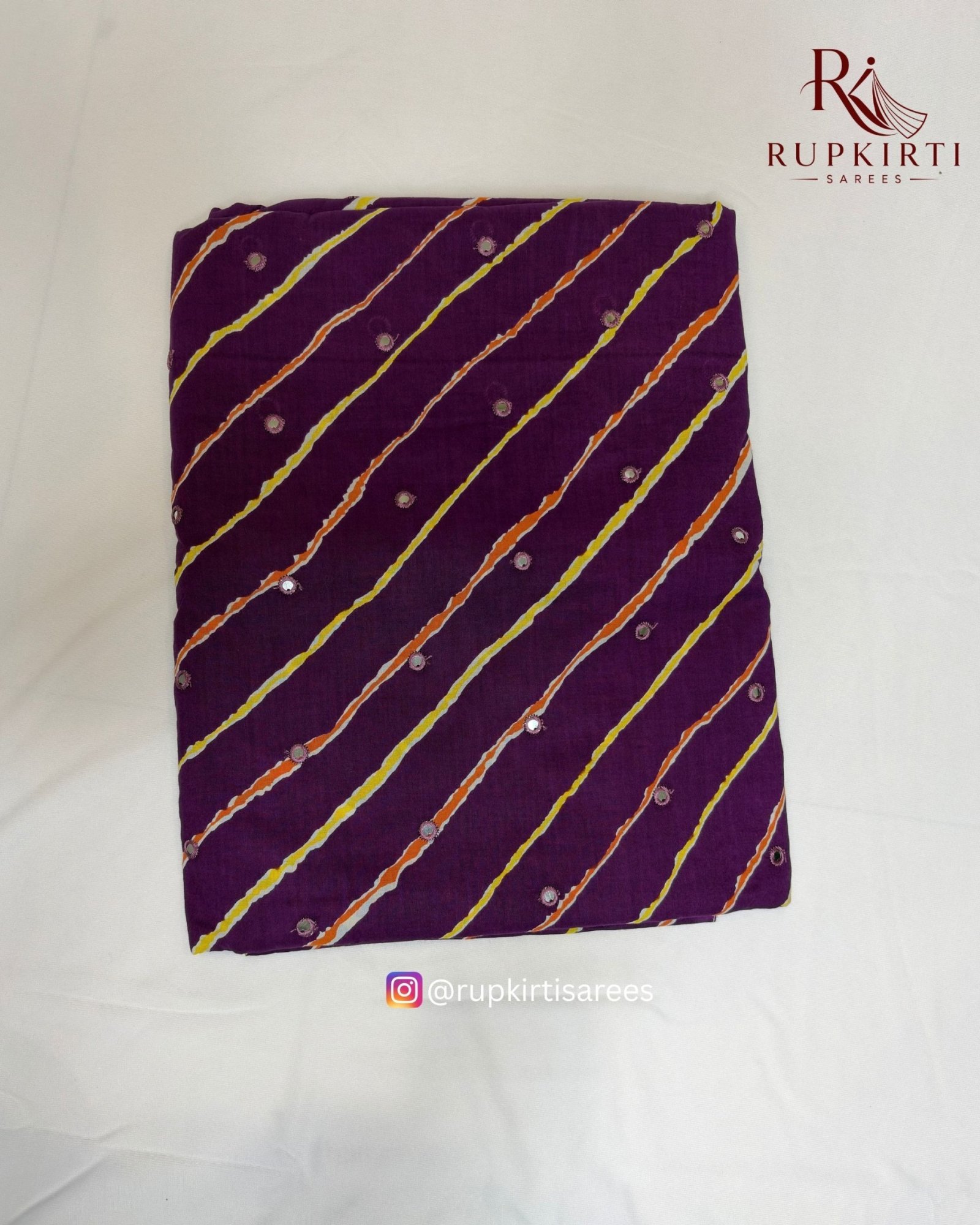 Cotton Leheriya Saree — photo 3