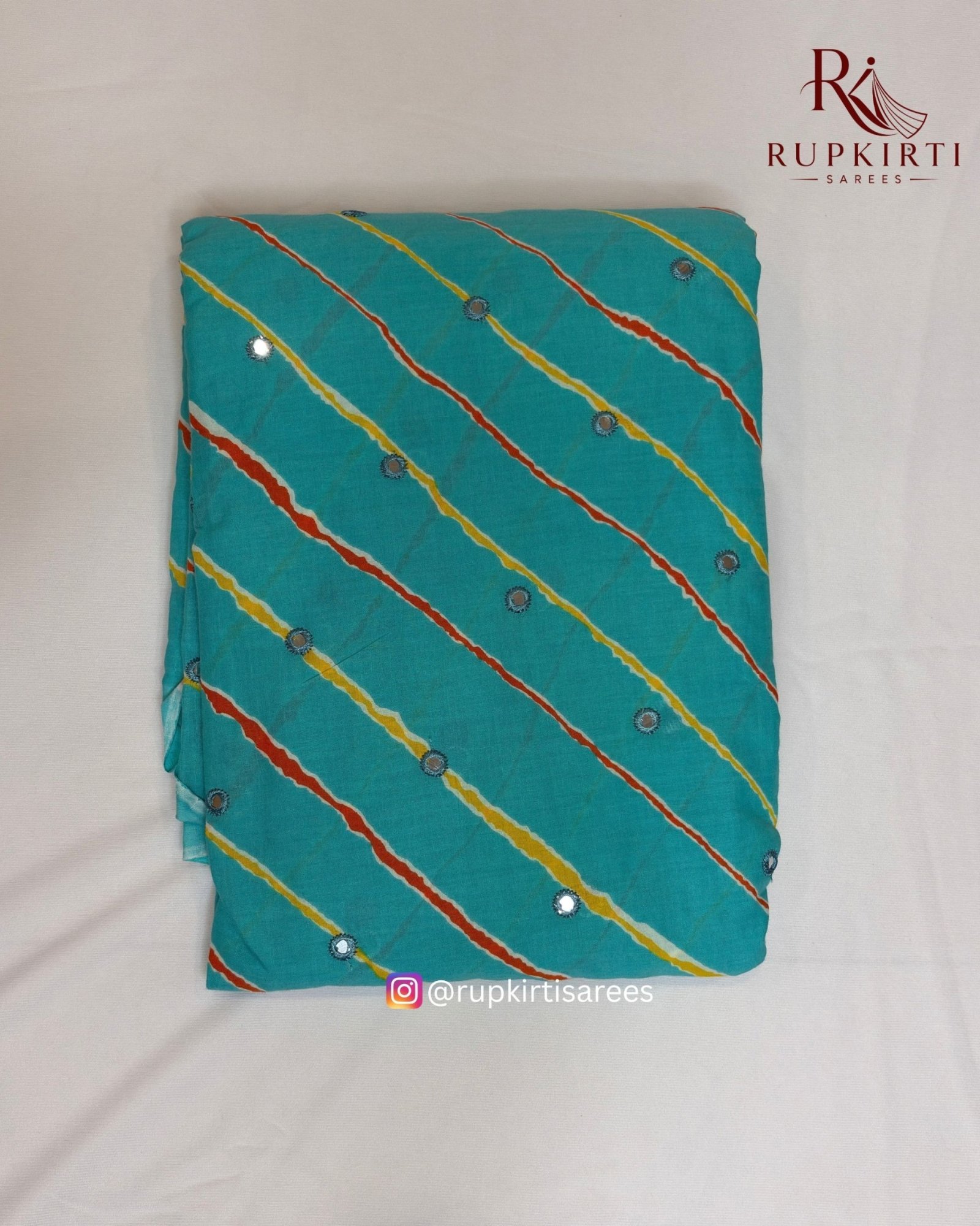 Cotton Leheriya Saree — photo 4