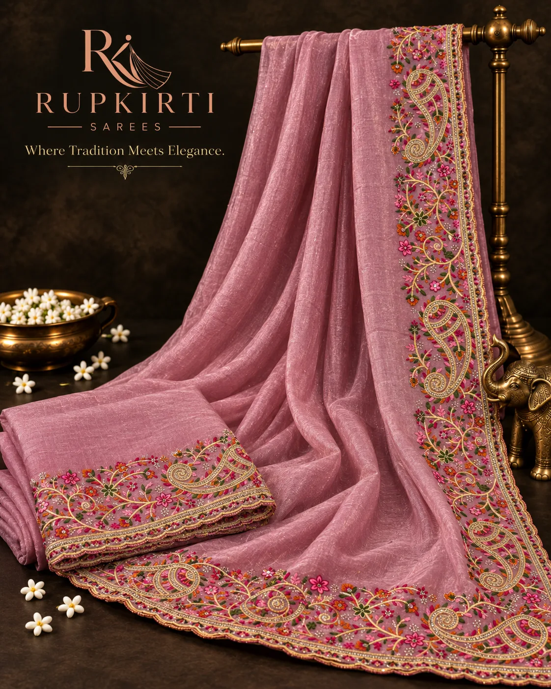 Designer Work Saree