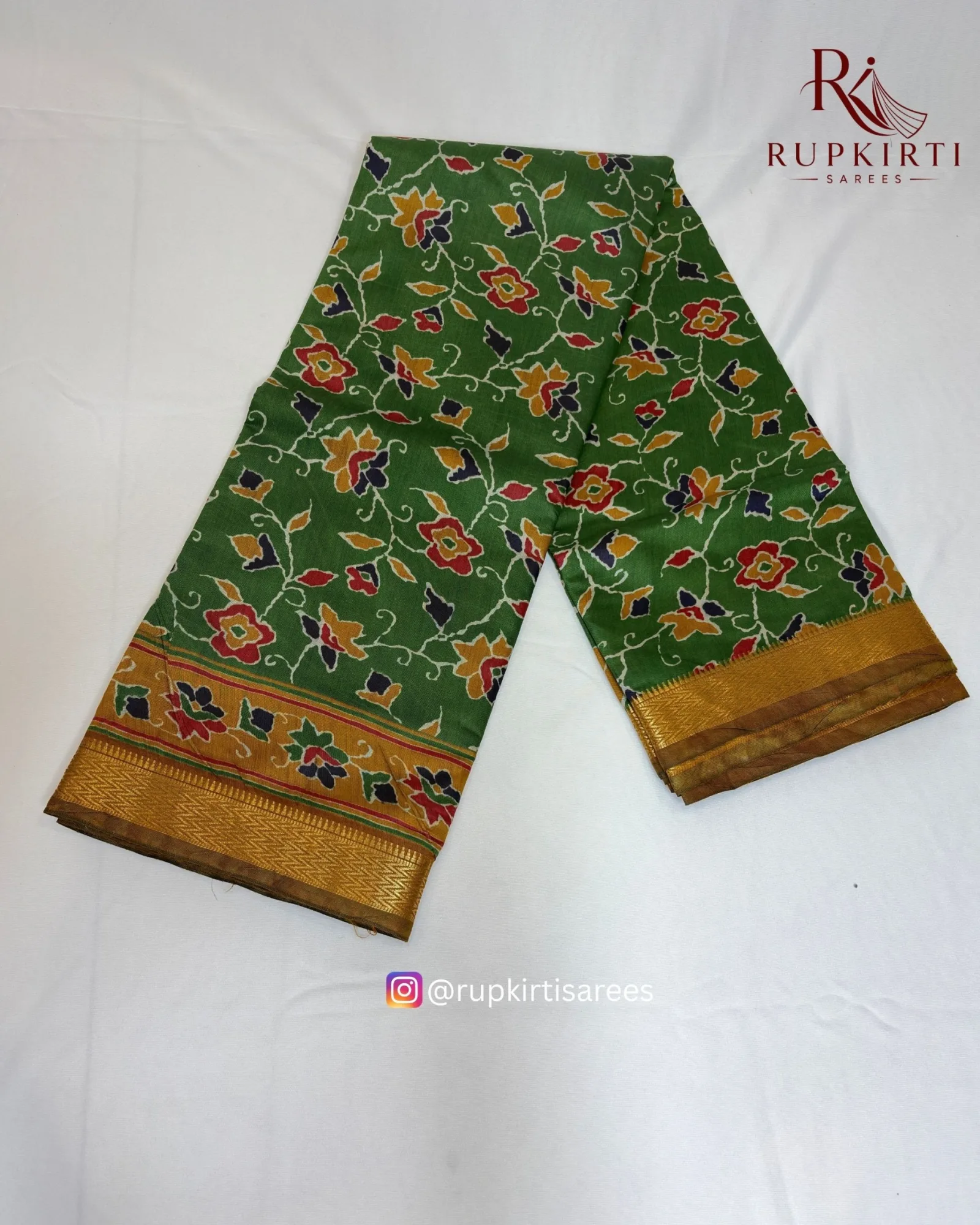 Tissue Silk Kalamkari Saree
