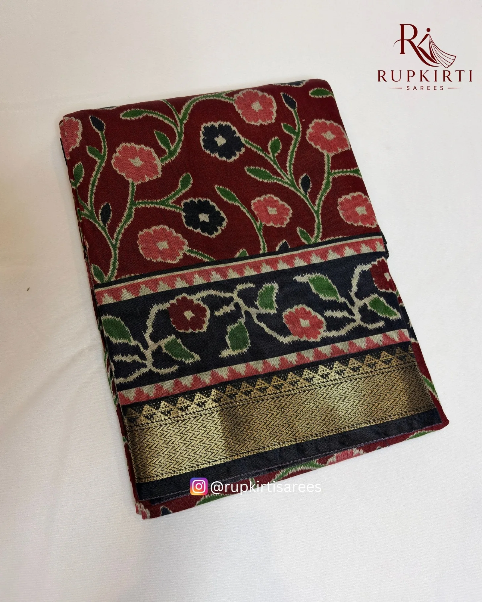 Tissue Silk Kalamkari Saree