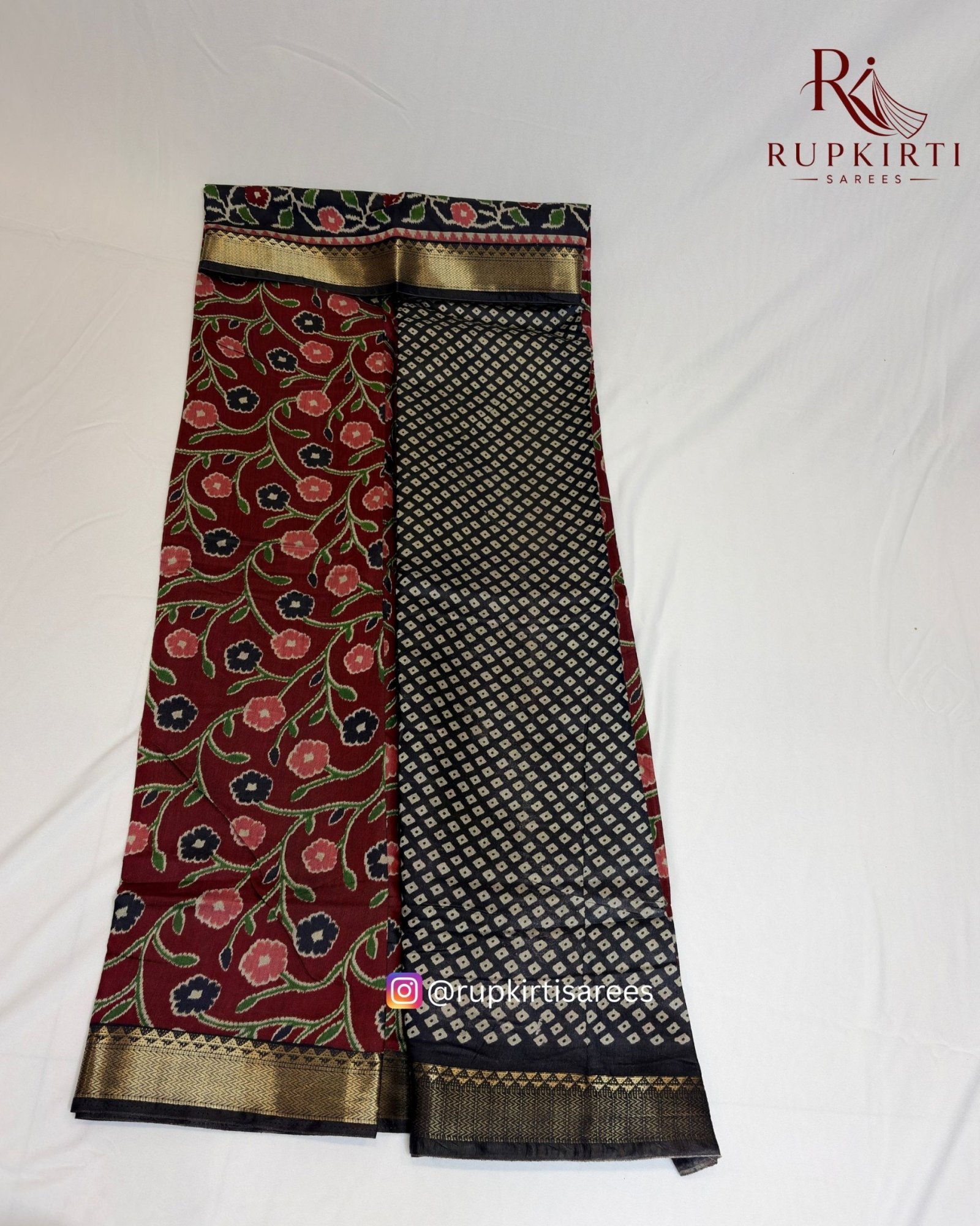 Tissue Silk Kalamkari Saree — photo 14