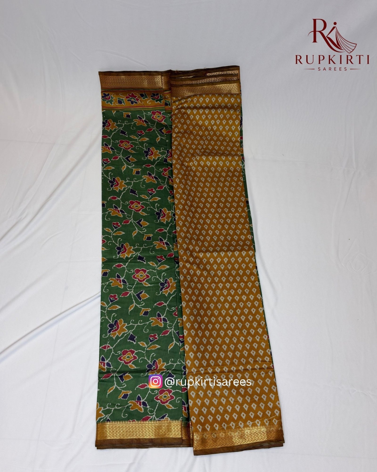 Tissue Silk Kalamkari Saree — photo 9