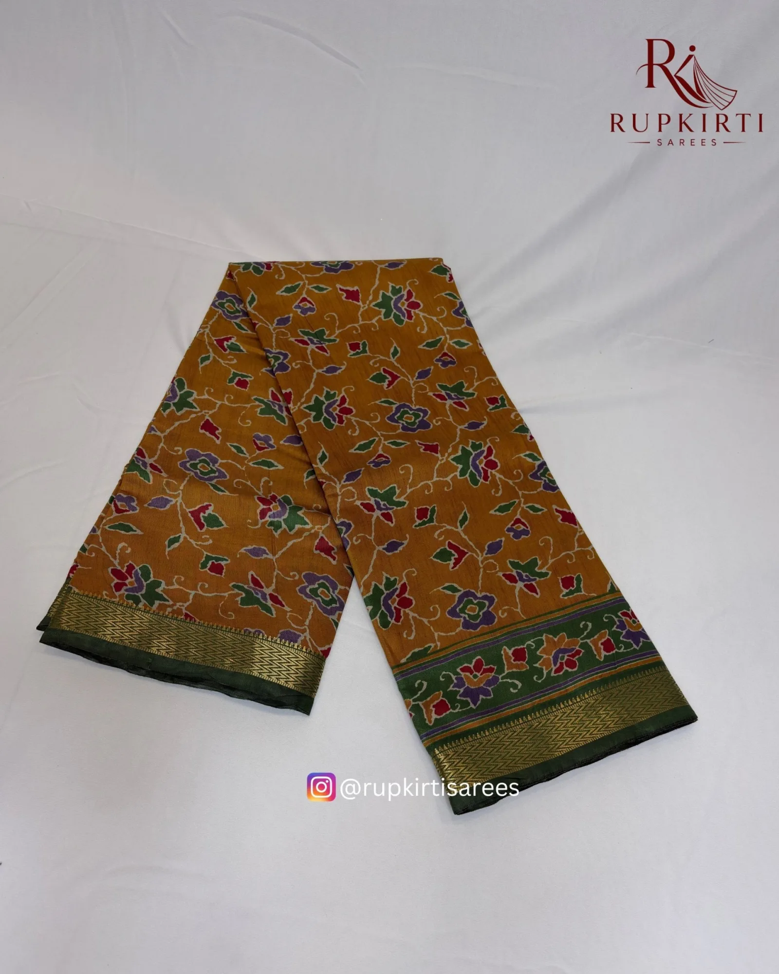 Tissue Silk Kalamkari Saree