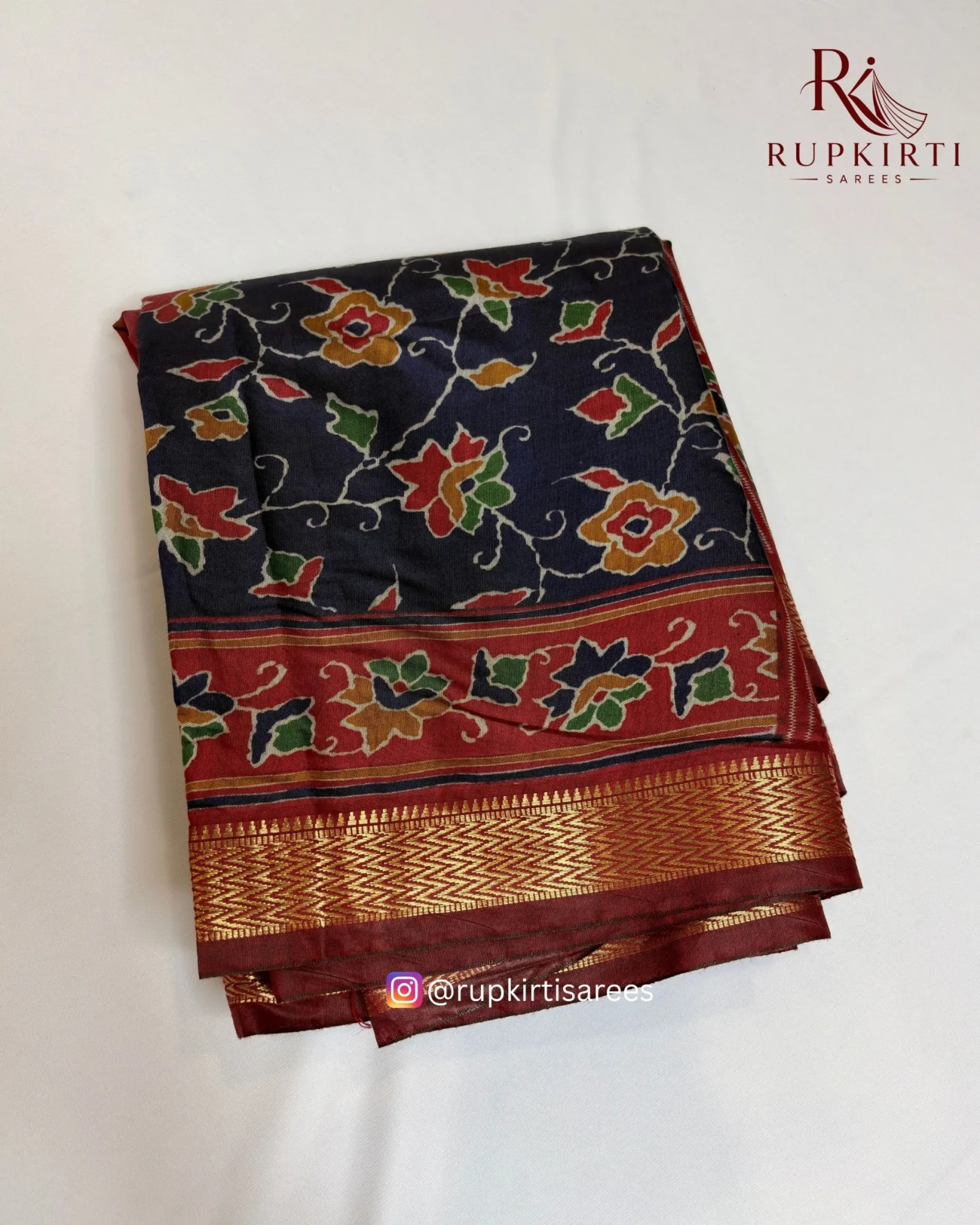 Tissue Silk Kalamkari Saree
