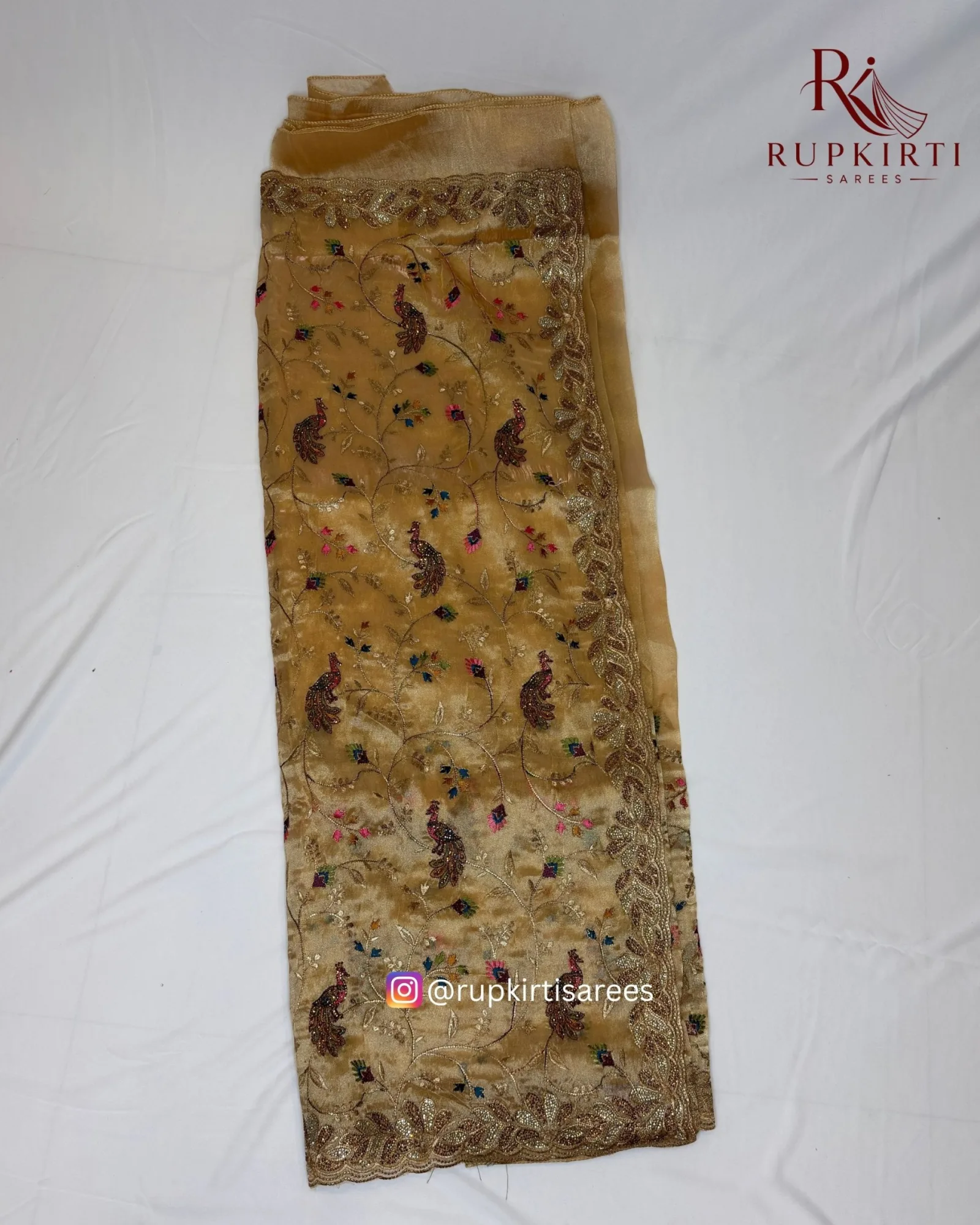 Uttar Moti Work Saree